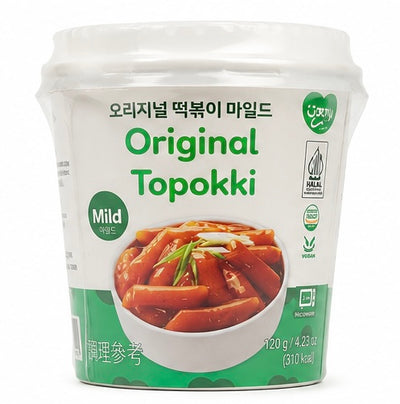Original Topokki (Mild) – Authentic Korean Rice Cake Cup | 120g